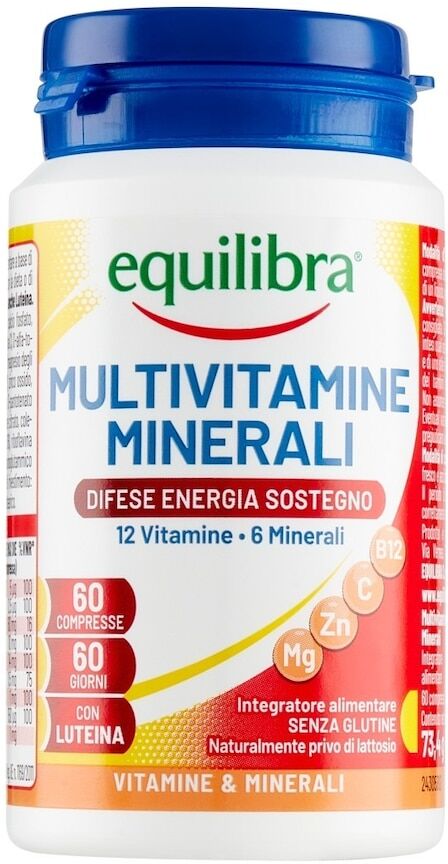 equilibra -  multivitamine e minerali, 60 compresse vitamine 73.4 g unisex