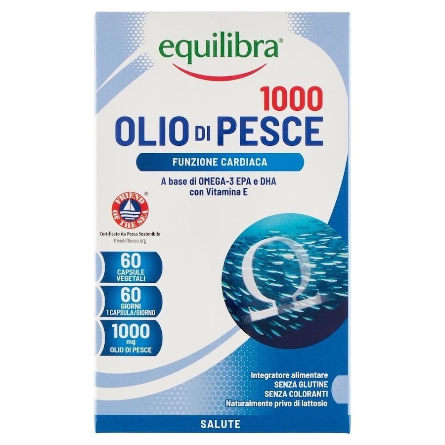 equilibra -  Olio di Pesce 1000, 60 perle Vitamine 78 g unisex