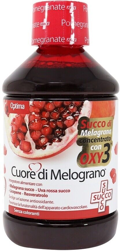 Optima Naturals - Cuore di Melograno Con Oxy 3 Vitamine 500 ml unisex