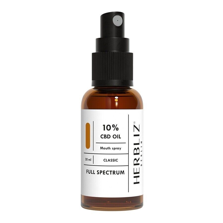 Herbliz - Classic CBD Oil Mouth Spray 10% Vitamine 30 ml unisex