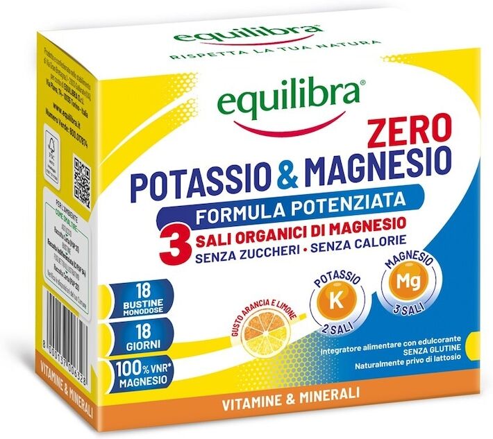 equilibra -  Potassio & Magnesio Zero 3, 18 buste Vitamine 96.3 g unisex