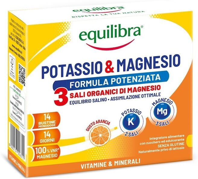 equilibra -  Potassio & Magnesio 3, 14 buste Vitamine 72.8 g unisex