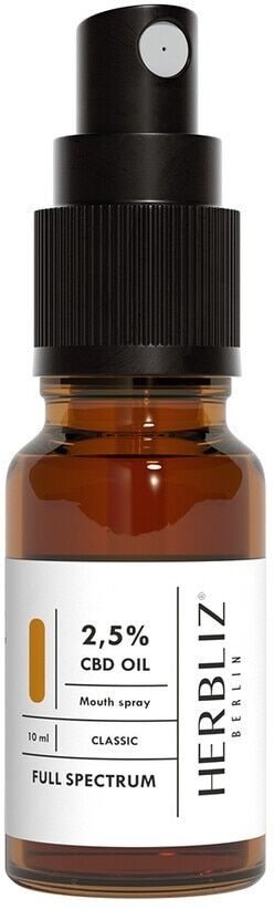 Herbliz - Classic CBD Oil Mouth Spray Vitamine 10 ml unisex