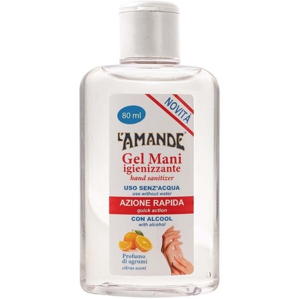 l' amande - gel igienizzante mani disinfettanti 80 ml unisex