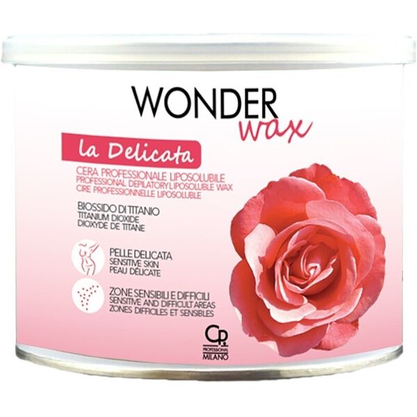 wonder wax - cera in vaso -biossido di titanio rasoi corpo ed epilatori 400 ml female