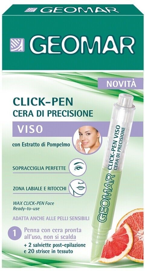 geomar - click-pen cera di precisione viso rasoi corpo ed epilatori 3.6 ml unisex