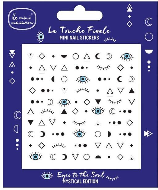 le mini macaron - eyes to the soul mystical edition - mini nail stickers unghie finte 7 g unisex