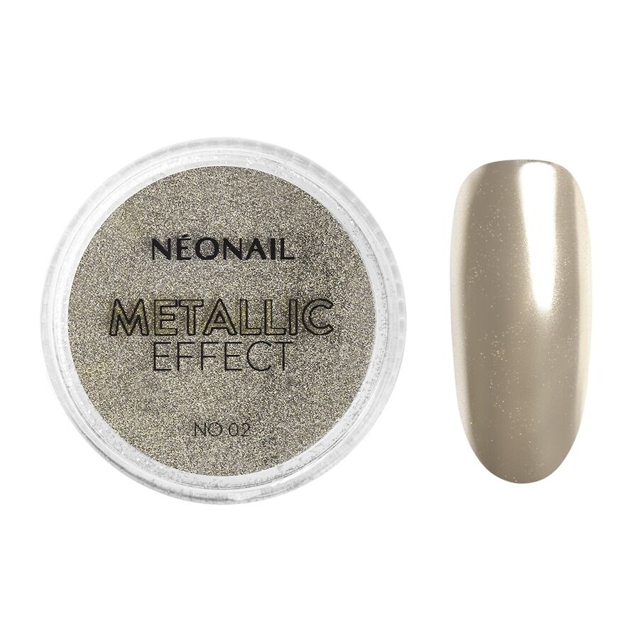 neonail - powder metallic effect unghie finte 1 g grigio unisex