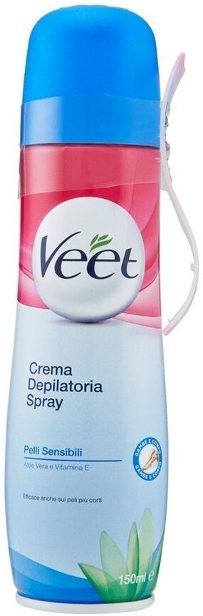 Veet - Crema depilatoria Spray Pelli Sensibili Cerette e creme depilatorie 150 ml female