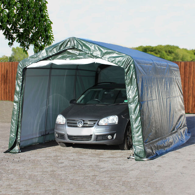 Toolport Tenda Garage 3,3x4,8m PE 260 g/m² verde impermeabile