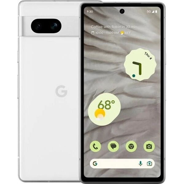 google smartphone  pixel 7a 6.1'' 8gb/128gb/5g/dual sim/4385mah/bianco [gopi7a5g128snd]