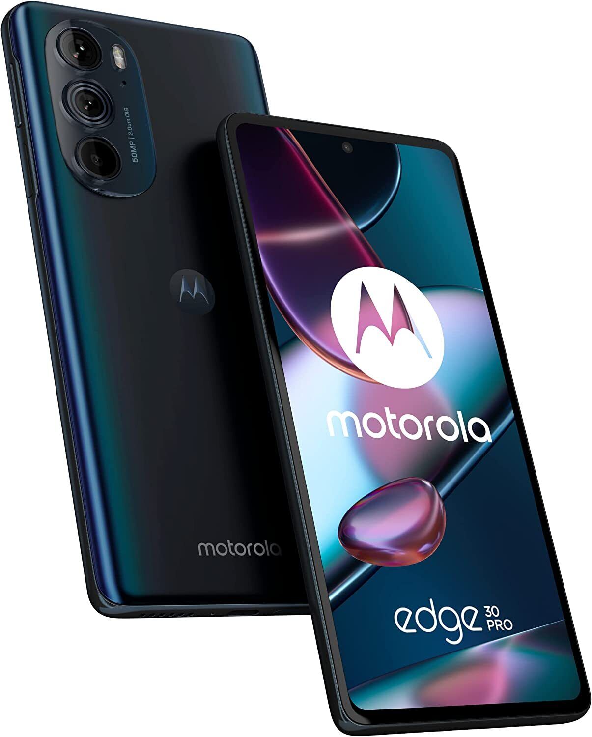 motorola smartphone  xt2201-1 moto edge 30 pro 6.7 12gb/256gb/5g/dual sim/4800mah/blu cosmo [motep12_256bleu]