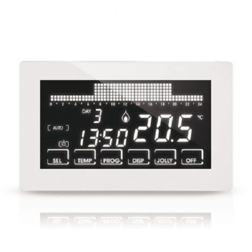 Fantini Cosmi Cronotermostato settimanale ultrapiatto touch screen Bianco "Intellitouch CH193B