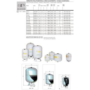 Elbi Serbatoi polifunzionali per riscaldamento/acqua sanitaria lt 18