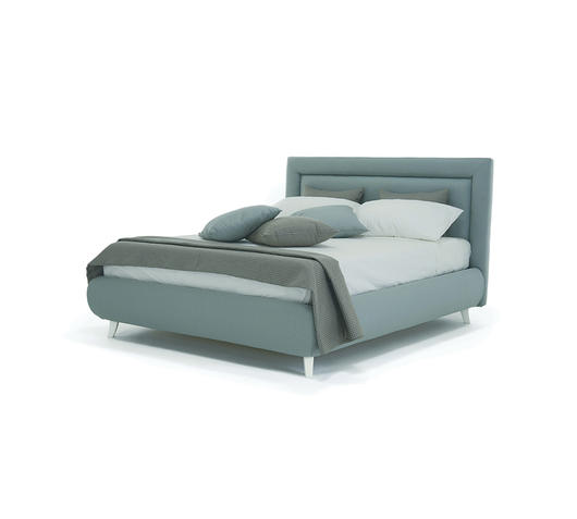 Flow Fusion Design Letto matrimoniale Milly con contenitore