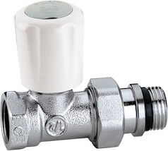 Caleffi Valvola Termostatizz Dir Ferro 3/8" 402 Cromata Codice Prod: 402302