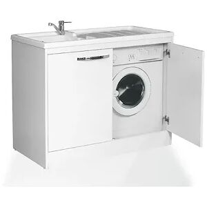Negrari Nascondi Lavatrice In Nobilitato Lavatoio 109x60x92, Vasca Reversibile Con Asse Di Lavaggio In Legno Codice Prod: 5008 Negrari Nascondi Lavatrice In Nobilitato Lavatoio 109x60x92, Vasca Reversibile Con Asse Di Lavaggio In Legno Codice Prod: 5008
