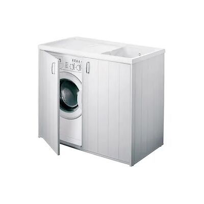 Negrari Silvestro Lavatoio Con Coprilavatrice 109x60 In Pvc Bianco Codice Prod: 5008p Negrari Silvestro Lavatoio Con Coprilavatrice 109x60 In Pvc Bianco Codice Prod: 5008p