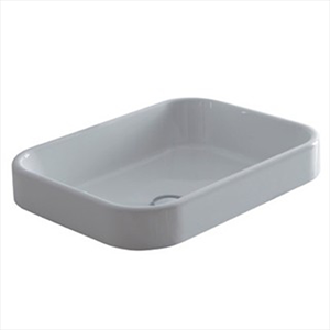 Galassia Meg11 Lavabo Incasso 50x38 Bianco Codice Prod: 5417