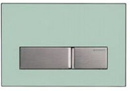 Geberit Sigma 50 115.788.Se.1 Placca 2 Tasti Vetro Verde Satinato Codice Prod: 115.788.Se.1