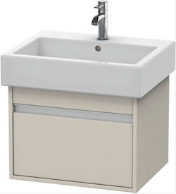 Duravit Ketho Kt6686 Base Lavabo Sospesa 1 Cassettone L55 P44 H41 Taupe Codice Prod: Kt668609191