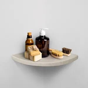 Aleda Stone Easy Shelf Mensola Doccia Multiuso Angolare A Scomparsa In Marmo Resina Silk Beige Mat Codice Prod: Skeas1ma18