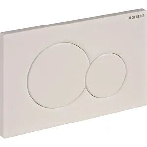 Geberit Sigma 01 115.770.11.5 Placca 2 Tasti Bianco Codice Prod: 115.770.11.5