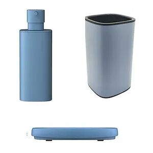 colombo design set accessori ocean blue trenta mood porta sapone + bicchiere + dispenser codice prod: b30400c06+b30410c06+b93410c06