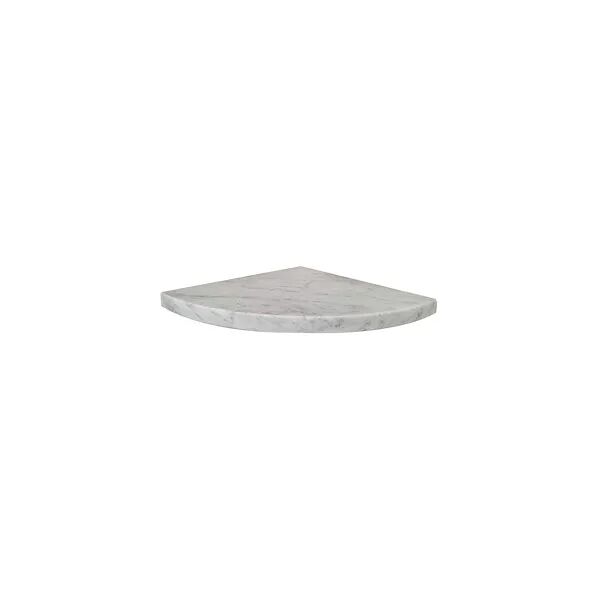 aleda stone easy shelf mensola doccia multiuso angolare a scomparsa in marmo naturale bianco mat codice prod: bcaas1ma18