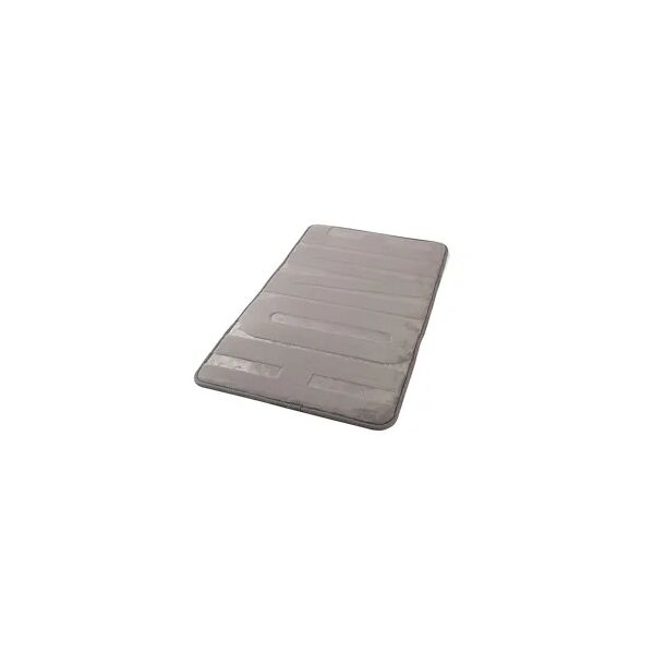 aquasanit memory tappeto foam 40x75 con scritta home grigio scuro codice prod: taho4575gs