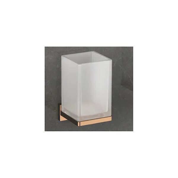 colombo design look porta bicchiere parete vetro satinato codice prod: b16020vl-van