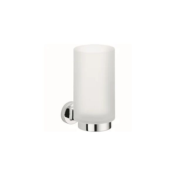 colombo design nordic b5202 porta bicchiere parete bianco cromato codice prod: b52020cr-van