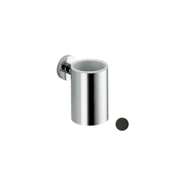 colombo design plus porta bicchiere parete inamovibile grafite codice prod: w49020gl