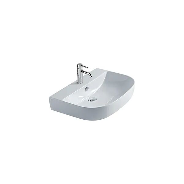 galassia m2 lavabo 1 foro 70x48 sospeso o a colonna bianco codice prod: 5206