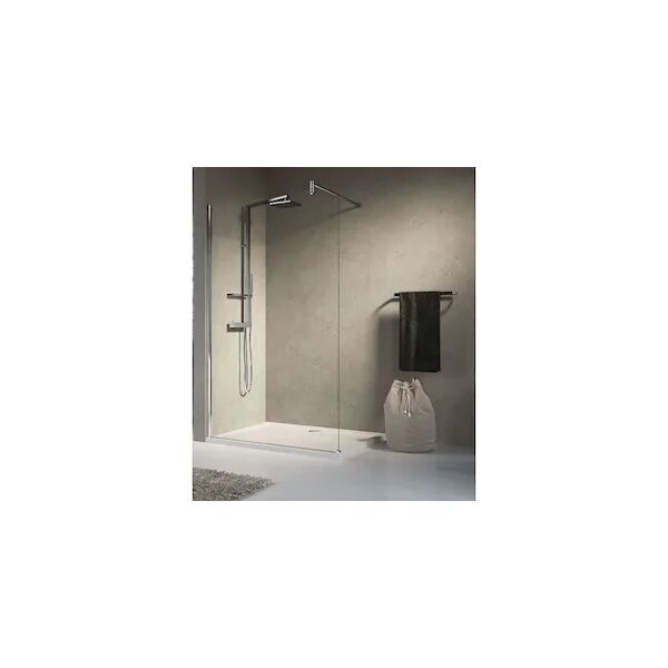 novellini lunes h walk-in 117/118,5 vetro trasparente profilo silver codice prod: lunesh120-1b