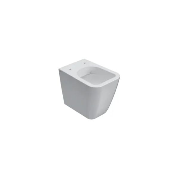 ceramica globo stone wc 52.36 multi senza brida filo parete con fissaggi ghost bianco lucido codice prod: st004bi