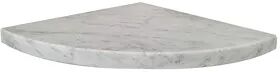 aleda stone easy shelf mensola doccia multiuso angolare a scomparsa in marmo naturale bianco mat codice prod: bcaas1ma18