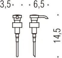 colombo design khala erogatore per spandisapone art b9303/4 cromato codice prod: b93530cr