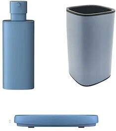 colombo design set accessori ocean blue trenta mood porta sapone + bicchiere + dispenser codice prod: b30400c06+b30410c06+b93410c06