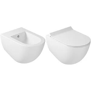 Galassia Serie Dream Sospesa Wc + Bidet + Sedile Rallentato