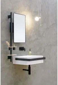 Ever Link Lavabo Appoggio 60x45 Bianco/nero Codice Prod: Evlklno