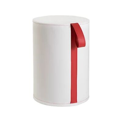 Seduta da doccia impermeabile Ever bianca con maniglia rossa - Accessorio bagno Seduta da doccia impermeabile Ever bianca con maniglia rossa - Accessorio bagno