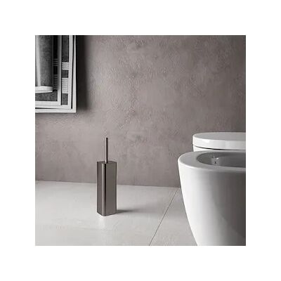 Gedy Jack Porta-spazzolino Gun Metal - Acciaio inox a terra Gedy Jack Porta-spazzolino Gun Metal - Acciaio inox a terra