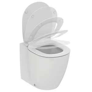 Ideal Standard Connect Vaso A Terra Universale A Parete Aquablade® Sedile Slim Bianco Codice Prod: E052601