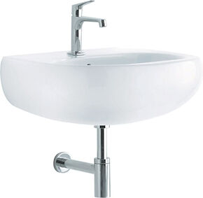 Pozzi-Ginori Egg Lavabo 1/3 Fori Sospeso 65x52 Bianco Codice Prod: 51030000