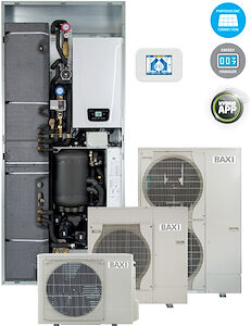 Baxi Csi In 6 Split H Wi-Fi Incasso Sistema Ibrido Integrato Con Pompa Calore E Caldaia Codice Prod: 7708642