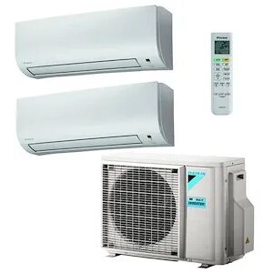 Daikin Condizionatore Dualsplit Serie Perfera 7000+9000 Btu Codice Prod: Ftxm20a+ftxm25a+2mxm40a9