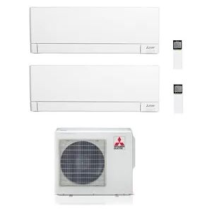 Mitsubishi Condizionatore Dualsplit Inverter 18000+ 18000 Btu Wi-Fi Plus Codice Prod: Msz-Ay50vgkp(2) Mxz-3f68vf4