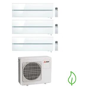 Mitsubishi Kirigamine Style Condizionatore Trialsplit 9000 9000 9000 Btu Bianco Codice Prod: Msz-Ln25vg2v(X3) Mxz-3f54vf3