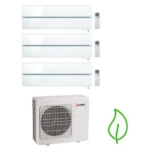 Mitsubishi Kirigamine Style Trialsplit 9000 9000 18000 Btu Bianco Msz-Ln[25][25]Vg2v Msz-Ln50vg2v Mxz-3f54vf3